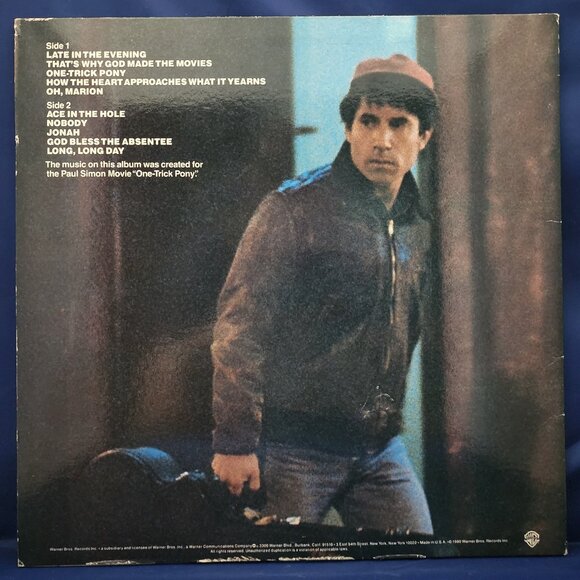 Paul Simon – One-Trick Pony (1980) Vinyl LP - Picture 2 of 4